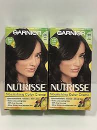 When my blonde hair faded out and i did not like it anymore. Garnier Nutrisse Nourishing Hair Color Creme 20 Soft Black Black Tea Packaging Ebay