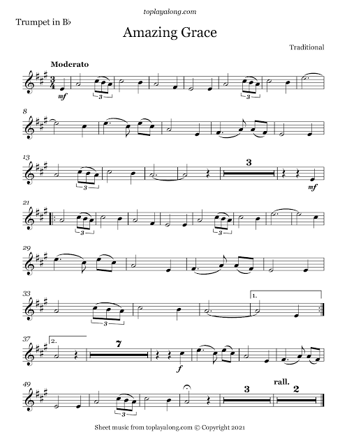 Amazing Grace – toplayalong.com