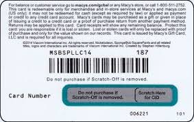 For online desktop and mobile redemption: Gift Card Sponge Bob Macys United States Of America Christmas Series Col Us Ms 214 Msbspllc14