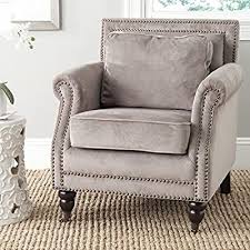 Amazon Com Safavieh Mercer Collection Ellen Linen Club Chair Furniture Decor In 2020 Club Chairs Linen Club Chairs Comfy Chairs