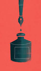 Pen Nib Drip Fountain Pen Ink Pen Nib Pen Illustration