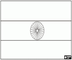 hindistan bayragi boyama oyunu boyama sayfalari hindistan resim