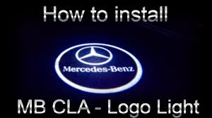 Mercedes Cla Logo Light Install Youtube
