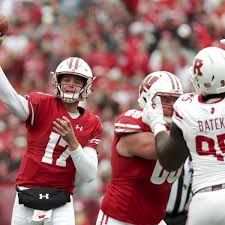 badgers name jack coan starting quarterback on initial depth