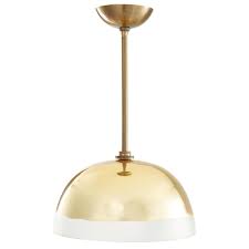 Kichler cartone 42526oz pendant light. Arteriors Leo Two Tone Dome Pendant Light Gold Antique Brass Pendant Pendants Mini Pendant Lights Lighting