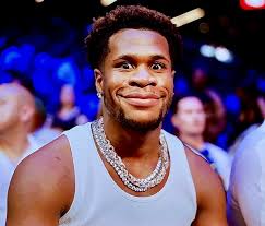 The undefeated Devin Haney in the house tonight.