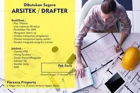 At least 2 years of relevant work experience (in a tech recruiter. Lowongan Kerja Arsitek Drafter Farzana Property Jogja September Oktober 2019 Loker Swasta