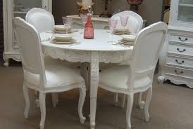 Pairing intricate designs with luxurious finishes, our craftsmen create the world's best french provincial dining tables. French Provincial Dining Table Set 4 Chairs 1 Table Distresssed White