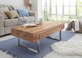 Wohnzimmertisch lions aus wildeiche massiv mit schublade. Couchtisch In Asteiche Furniert Mit Schublade Kaufen Bei Lifestyle4living Mobelvertrieb Gmbh Co Kg