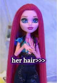 я хочу себе такие же волосы #monsterhigh #monsterhighdolls #collection  #gigigrant #монстерхай #куклы #коллекция #джиджи