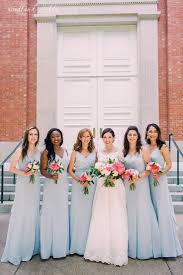 Lanie And Jake Woodland Fields Photography In 2020 Light Blue Bridesmaid Blue Bridesmaids Light Blue Bridesmaid Dresses