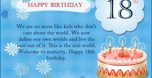 18th Birthday Sayings For Son 18th Birthday Wishes For Son Daughter Happy Birthday Quotes From Parents To Children I Birthday Wishes For Daughter Birthday Wishes For Son Happy Birthday 18th