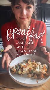 Here’s a way to use my white bean sausage bake leftovers! It’s. What a  hearty way to start your day! If you add breakfast sausage to your batch,  the sage makes it taste like stuffing! enjoy! ...