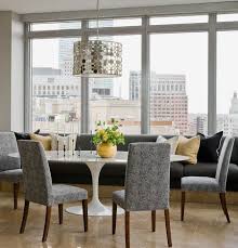 Furniture White Saarinen Oval Tulip Dining Table Also Grey Banquet Built In Bench Also Vintage Uphol Oval Table Dining Saarinen Dining Table Dining Upholstery