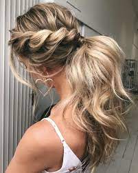 Best Hairstyle For Curly Hair Guys Tail Hairstyle Ponytail Hairstyles Twist Ponytail