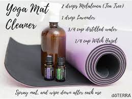 Yoga Is A Great Way To Get Exercise However At The End Of The Practice Our Yoga Mats Don T Get As Much Attent Aceites Esenciales Doterra Aromaterapia Aceite