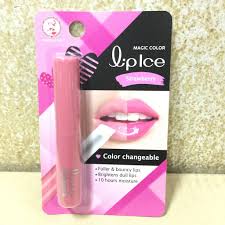 Mentholatum Lip Ice Magic Colour Changeable Strawberry Lip Balm Shopee Singapore