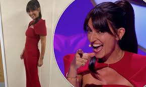 Itv unveils 'the masked dancer' after hit show 'the masked singer'. The Masked Singer Davina Mccall 53 Looks Sensational In A Red Flared Jumpsuit Daily Mail Online
