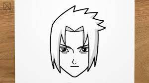 How To Draw Sasuke (Naruto Shippuden) Step By Step, Easy - Youtube