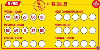 Mercredi 19 juin 2019, tirage n°1682. Premiercameroun On Twitter Resultat Du Tirage Logone Du 23 Juin 2019 18 31 57 41 20