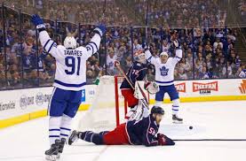 Toronto maple leafs center auston matthews (34) battles boston bruins defenceman zdeno chara (33) in front of goaltender tuukka rask (40) during nhl round one playoff hockey action in toronto. Toronto Maple Leafs Game 5 Tonight How Did We Get Here