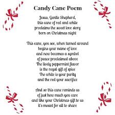 The shape and purpose of a shepherd's cane is significant. Candy Cane Poem Printable Economical Mommy Candy Cane Poem Candy Cane Crafts Candy Cane
