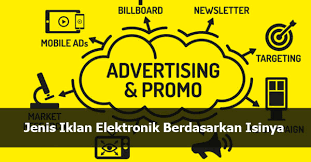 Sebutkan dan jelaskan contoh iklan elektronik berdasarkan isinya. Jenis Iklan Elektronik Berdasarkan Isinya Videotronsurabaya Com