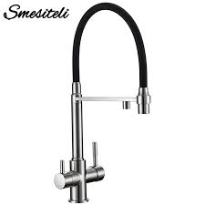 Your olympus triflow or filterflow tap takes 3 valves (1 hot and 2 cold). Reverse Osmosis Tri Flow 3 In 1 Faucet 3 Way Water Filter Kitchen Tap In Stainless Steel Kitchen Faucets Aliexpress