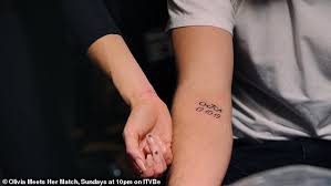Why do women get tattoos? Olivia Attwood And Fiance Bradley Dack Get Tattoos Of Their Engagement Date Daily Mail Online