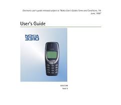 Our mobile cell phone unlock codes work by inputting a certain number (the unlock code that we give . Nokia 3310 User S Guide