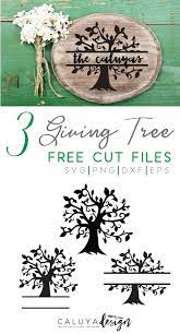 Download Giving Tree Free Svg Png Dxf Eps Download Cricut Projects Vinyl Cricut Crafts Crafts