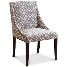 Garen Swoop Dining Chair 289 Liked On Polyvore Featuring Home Furniture Chairs Din With Images Dining Chairs Grey Upholstered Dining Chairs Patterned Dining Chairs