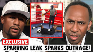 Mayweather ERUPTS On Crawford — Shoves Him During Explosive Face Off!