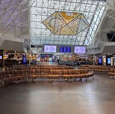 Reykjavik international airport (KEF) is a total ghost town. No passengers,  almost all flights cancelled. Shops open, but staff just sitting idly at  registers. It's like a sci-fi movie about viruses killing