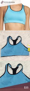 Zella Body Sports Bra Medium Impact Mesh Racerback Straps