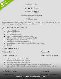 How To Write A Perfect Truck Driver Resume With Examples