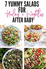 7 Healing Postpartum Salads For A Fast And Healthy Recovery The Postpartum Cure Healthy Healthy Recipes Nutritious Meals