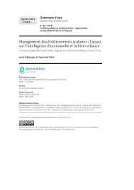 Travailler mieux gouv fr p?nibilit?. Pdf Management Des Etablissements Scolaires L Appui Sur L Intelligence Emotionnelle Et La Bienveillance