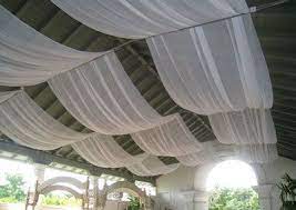 Ceiling Draping Plafond De Tissu Salle De Massage Deco Plafond Mariage