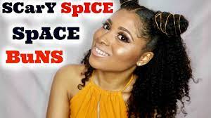 How To Do Spice Girl Buns Scary Spice Inspired Hair Youtube Spice Girls Costumes Spice Girls Scary Spice Costume