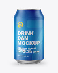 Download Metallic Drink Can W Matte Finish Mockup In Can Mockups On Yellow Images Object Mockups PSD Mockup Templates