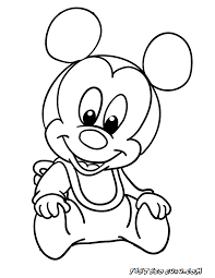 Mickey mouse coloring in pages free new print & download free. Coloring Pages Of Baby Mickey Mouse Coloring Home