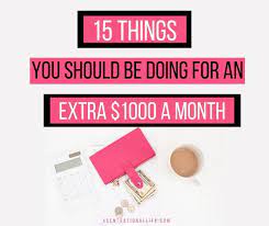 Earn extra money with passive investing. 15 Best Ways To Make An Extra 1000 A Month A Centsational Life