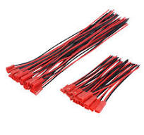 eBoot 20 Pairs 22 AWG Plug Connector 2 Pin Male Female Plug Connector Cable  Wire for LED Lamp Strip RC Toys Battery, 4 Inch, 6 Inch