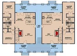 Plan 70627mk Charming Modern Farmhouse Duplex House Plan Duplex Floor Plans Duplex House Duplex House Plans