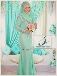 Baju Tunang Eksklusif Warna Tiffany Blue Silver Attire Exclusive Stazurin Pakej Pernikahan Pelamin Nikah Pelamin Mode Perkahwinan Baju Perkahwinan Tiffany Blue