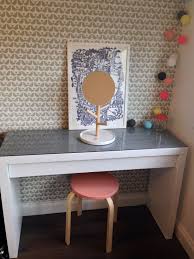 ikea malm dressing table cable and cotton lights famille summerbelle print