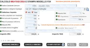Le aliquote sono normalmente indicate in percentuale: Tasi Imu 2014 Calcolo E Stampa F24 Online Pmi It