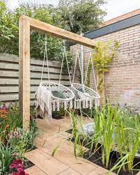 deze schommels kun je makkelijk zelf maken eigen huis en tuin buiten schommels tuin hangstoel huis en tuin