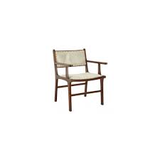 Shop items you love at overstock, with free shipping on everything* and easy returns. Maison Interiors Kendari Leather Teak Wood Dining Armchair Seating From Urban Trading U K Limited Uk